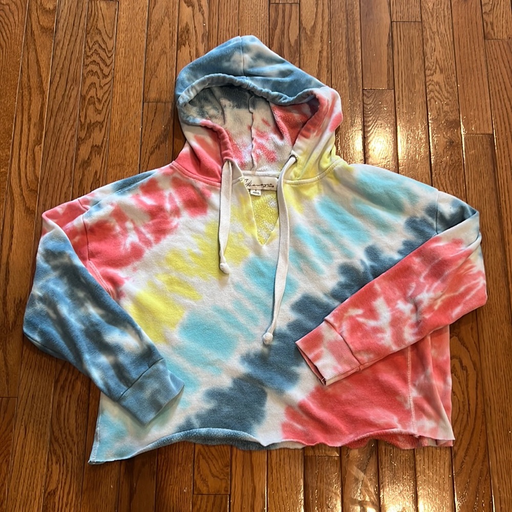 Vintage Havana Cozy Rainbow Hoodie Sz S
